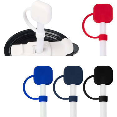 Logotrade logo dāvanas foto: Silikona salmiņa pārvalks malkošanai