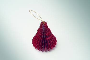 Logotrade biznesa dāvanas foto: Ziemassvētku papīra eglītes pakaramais