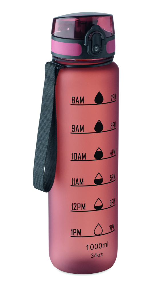 Logotrade dāvanas foto: Sporta ūdens pudele RPET 1L