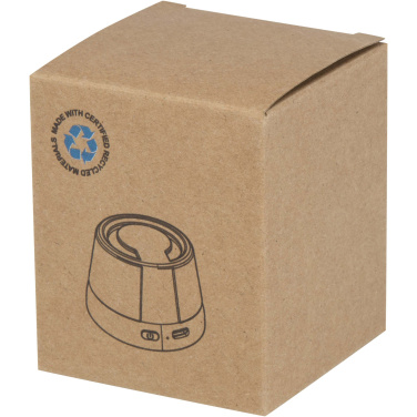 Logotrade logo dāvanas foto: Horna 3W pārstrādātas plastmasas magnētiskais bezvadu skaļrunis