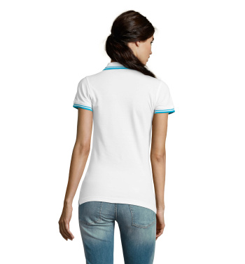 Logotrade korporatīvās dāvanas foto: PASADENA sieviešu polo 200g