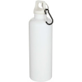 Oregon 750 ml vienkrāsaina RCS pārstrādātas plastmasas ūdens pudele ar karabīni, Balts