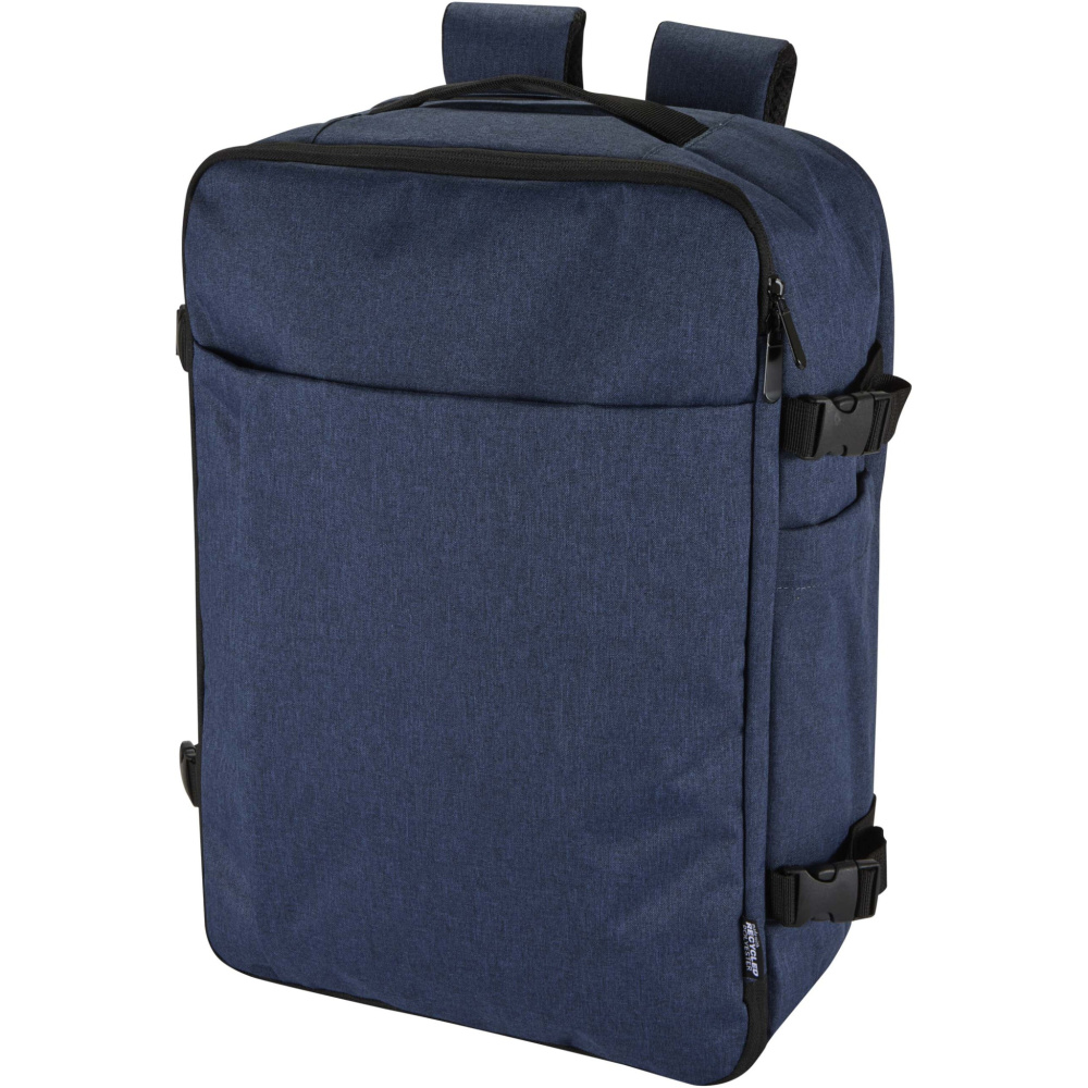 Logotrade logo dāvanas foto: Libra 17" GRS pārstrādāta rokas bagāžas mugursoma 25L