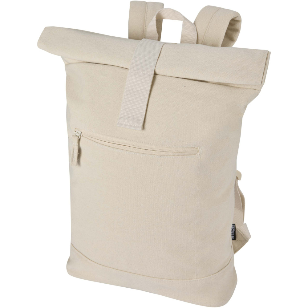 Logotrade biznesa dāvanas foto: Recanvas 14” GRS pārstrādāta sarullējama mugursoma 16L