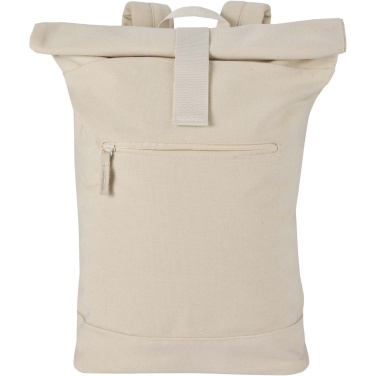 Logotrade ziemassvētku dāvanas foto: Recanvas 14” GRS pārstrādāta sarullējama mugursoma 16L
