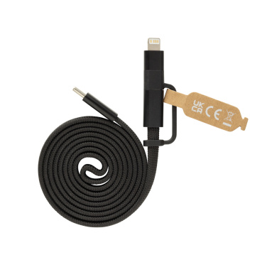 Logotrade dāvanas foto: Arc RCS pārstrādāts īpaši plāns 60 W 2 vienā magnētiskais kabelis