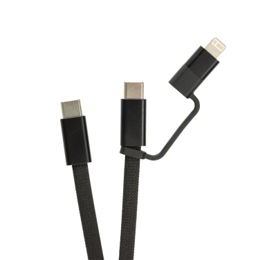 Logotrade korporatīvās dāvanas foto: Arc RCS pārstrādāts īpaši plāns 60 W 2 vienā magnētiskais kabelis