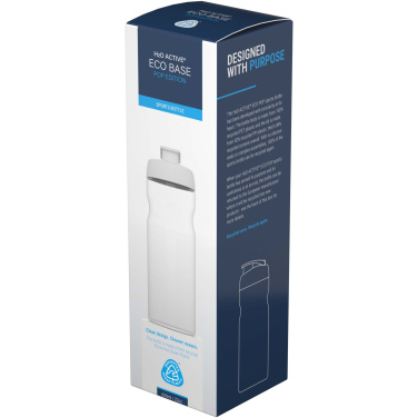 Logotrade biznesa dāvanas foto: H2O Active® Eco Base 650 ml sporta pudele ar pārslēdzamu vāku