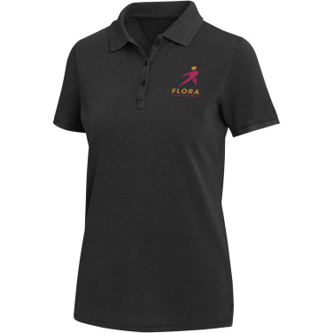 Logotrade logo dāvanas foto: Calgary 200 g/m2 mazgāts sieviešu polo krekls