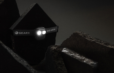 Logotrade logo dāvanas foto: Gear X RCS rPlastmasas galvas lukturītis ar kustības sensoru
