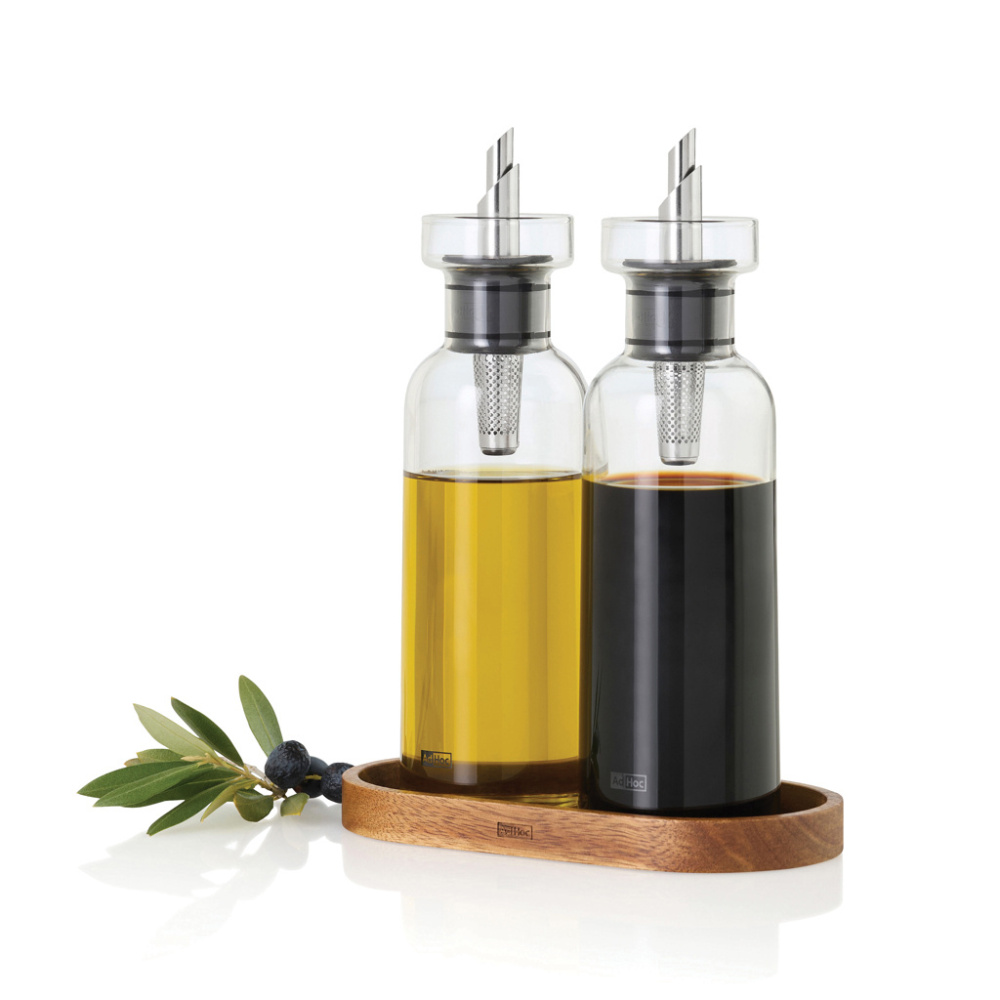Logotrade Ideja dāvanas foto: AdHoc Menage AromaPour eļļas un etiķa pildīšanas komplekts 300ml