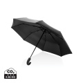 KENTO URBAN 21'' AWARE™ 190T RPET automātiski atverams/aizverams lietussargs, melns