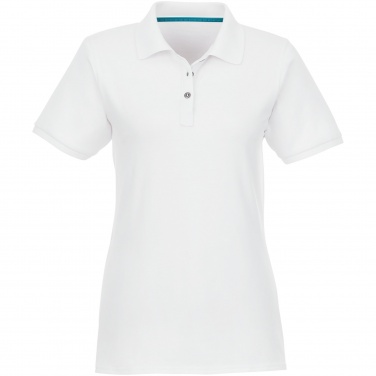 Логотрейд pекламные cувениры картинка: Beryl short sleeve women's organic recycled polo