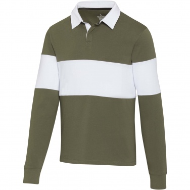 Логотрейд бизнес-подарки картинка: Clyde unisex organic rugby polo sweatshirt