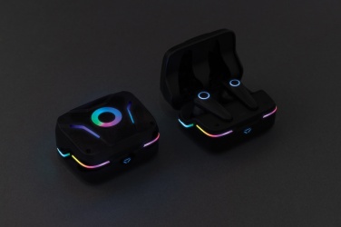 Лого трейд pекламные cувениры фото: Игровые наушники с RGB-подсветкой и ENC