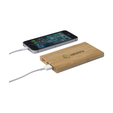 Логотрейд pекламные продукты картинка: Внешнее зарядное устройство Bamboo 4000 Powerbank