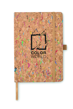 Логотрейд pекламные cувениры картинка: A5 cork coloured notebook