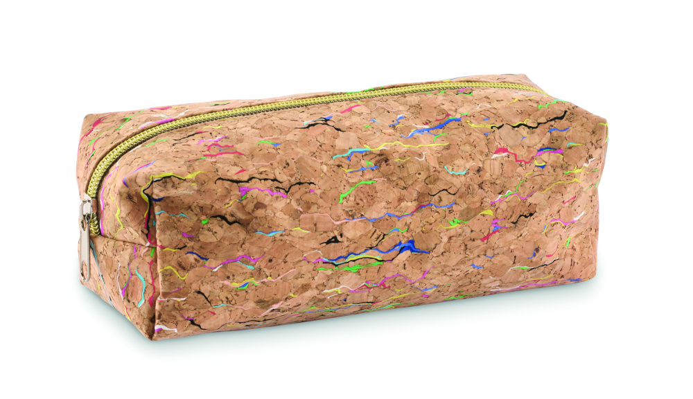 Лого трейд pекламные подарки фото: Coloured cork pencil case