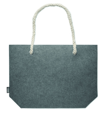 Лого трейд pекламные продукты фото: RPET felt beach bag