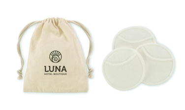 Лого трейд pекламные cувениры фото: Reusable face cleaning pad set