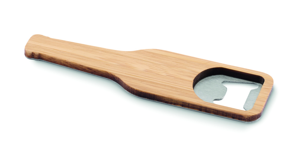 Логотрейд pекламные подарки картинка: Bamboo bottle opener