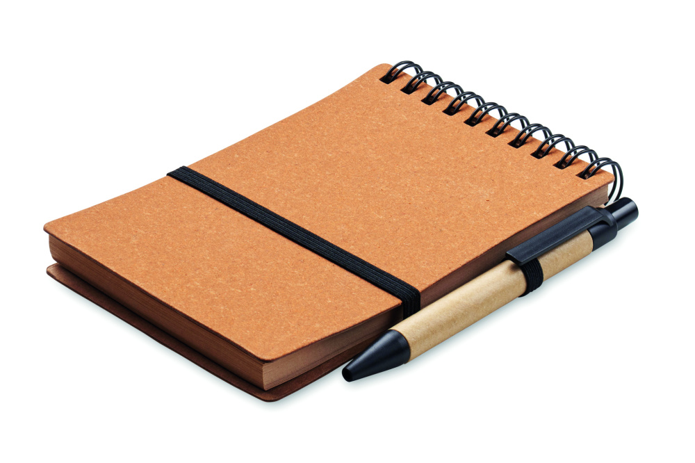 Логотрейд бизнес-подарки картинка: Recycled notebook with ball pen