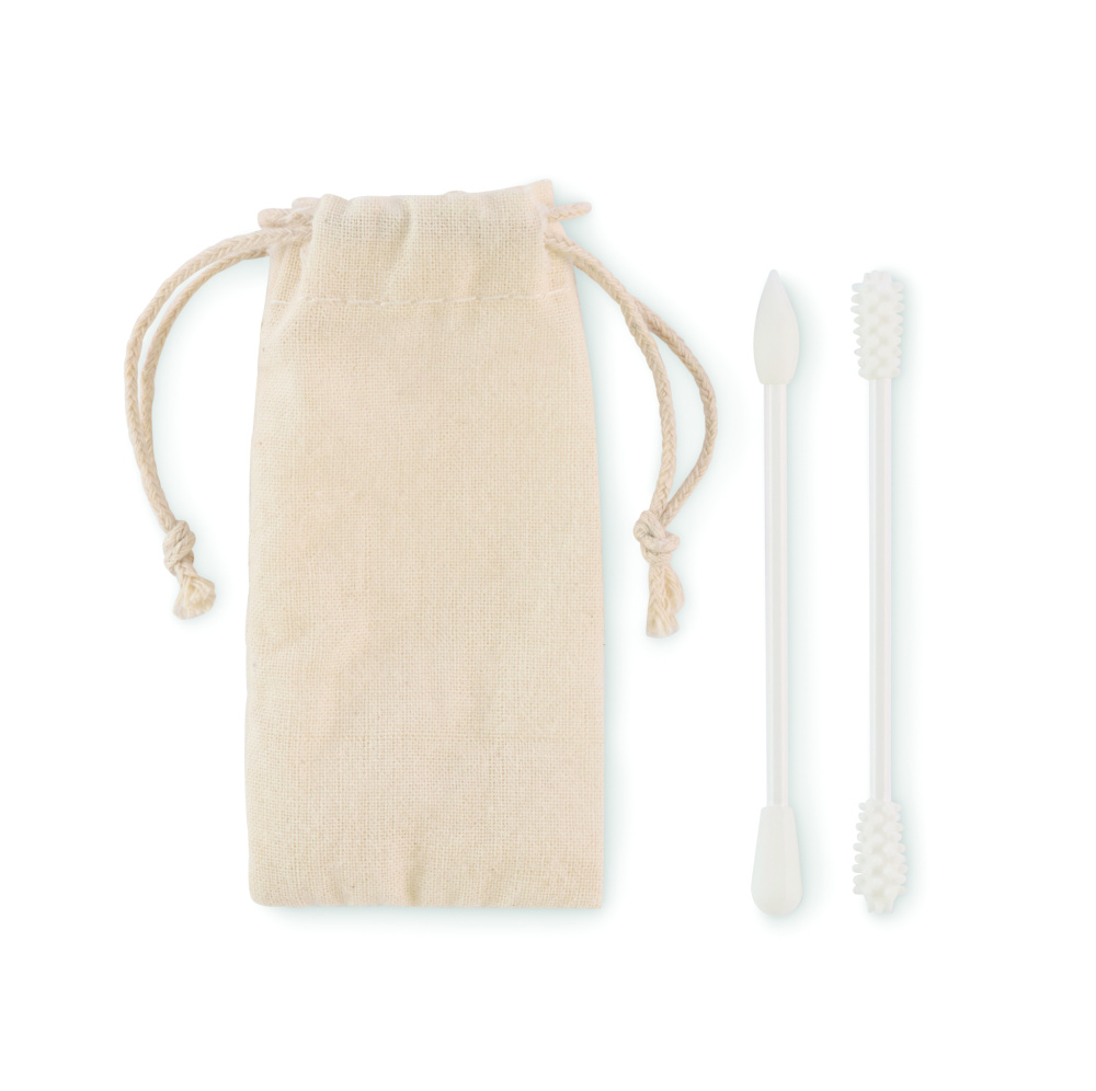 Логотрейд pекламные продукты картинка: Reusable swabs set