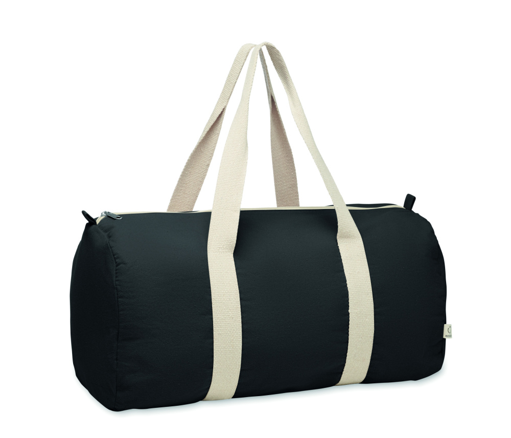 Логотрейд pекламные подарки картинка: Recycled cotton sports bag