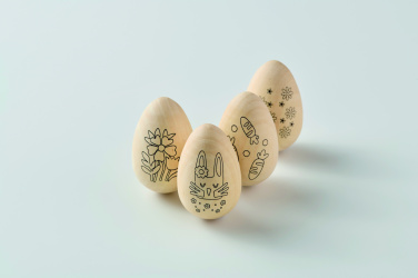 Лого трейд pекламные cувениры фото: Wooden eggs painting set