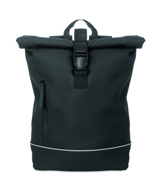 Логотрейд pекламные подарки картинка: Laptop 15" roll top PU backpack