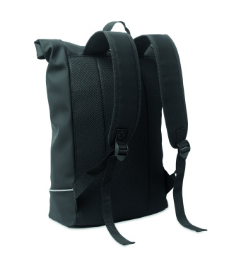 Логотрейд pекламные подарки картинка: Laptop 15" roll top PU backpack