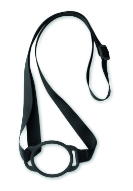 Логотрейд pекламные cувениры картинка: Lanyard with cup holder 6cm