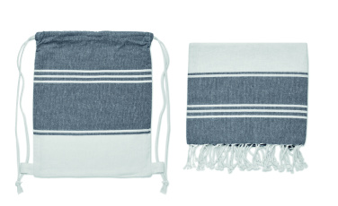 Лого трейд бизнес-подарки фото: Hammam towel drawstring set