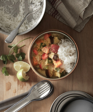 Лого трейд pекламные подарки фото: Стеклянная миска для обеда Black+Blum 750 мл