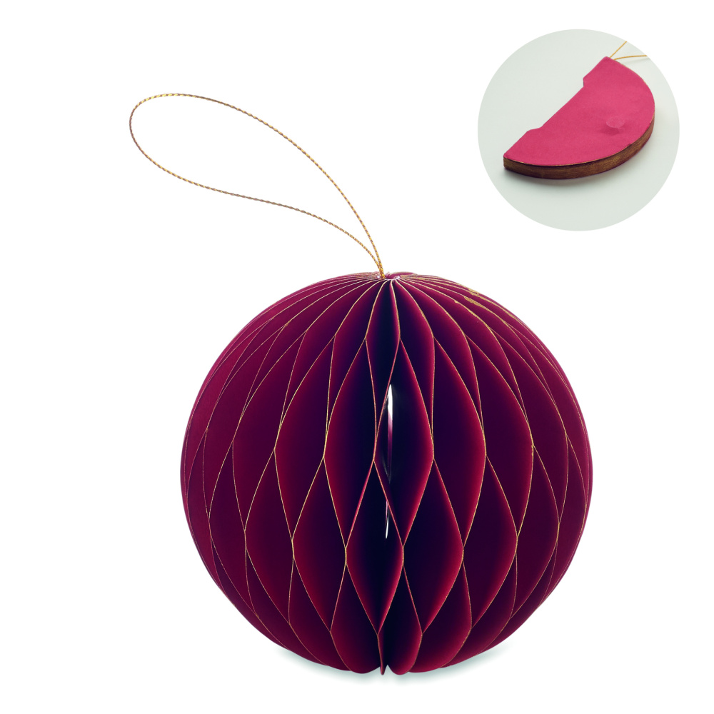 Лого трейд pекламные подарки фото: Foldable  XMAS bauble hanger