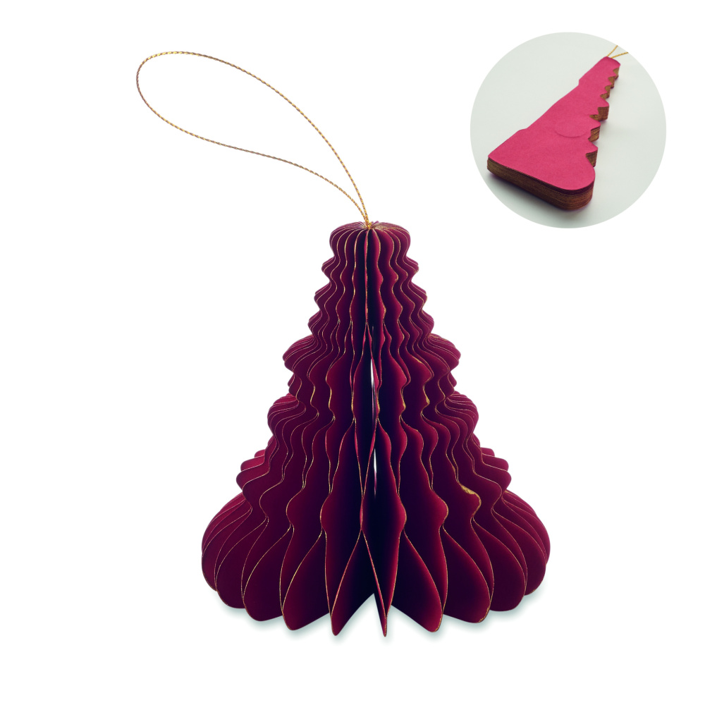 Лого трейд pекламные продукты фото: Christmas paper tree hanger