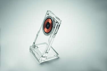 Лого трейд pекламные cувениры фото: Acrylic wireless charger 15W