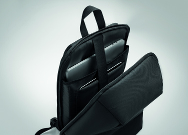 Лого трейд бизнес-подарки фото: 600D RPET backpack trolley