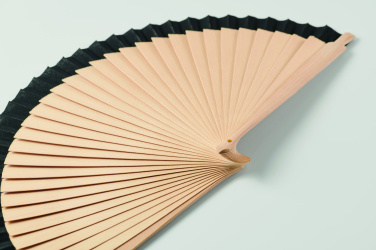 Лого трейд бизнес-подарки фото: Wooden hand fan