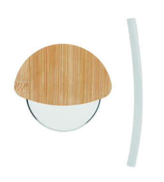 Лого трейд pекламные продукты фото: Round bamboo pizza cutter