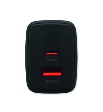 Лого трейд pекламные продукты фото: EU 2-pole wall adapter/charger