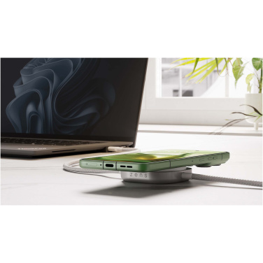 Логотрейд бизнес-подарки картинка: Зарядный кабель 2-в-1 Zens Pro 2 USB-C мощностью 240 Вт