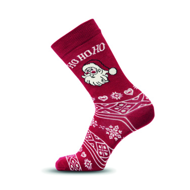 Лого трейд pекламные подарки фото: Pair of Christmas socks M