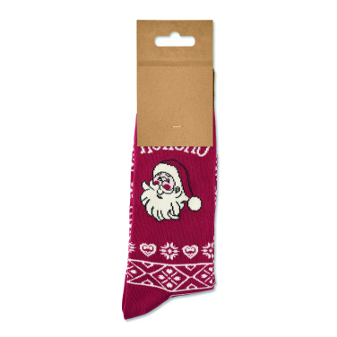 Лого трейд pекламные подарки фото: Pair of Christmas socks M
