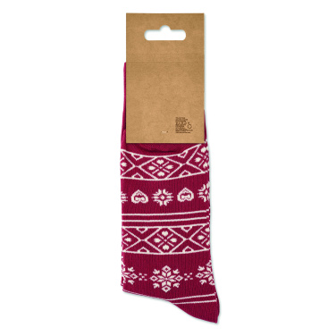 Лого трейд pекламные подарки фото: Pair of Christmas socks L