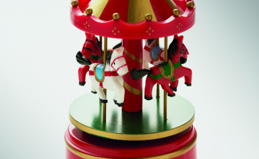 Лого трейд pекламные cувениры фото: Mini carousel music box
