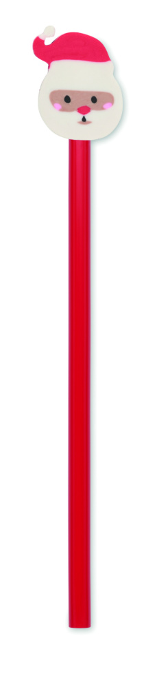 Лого трейд pекламные cувениры фото: Christmas pencil with eraser