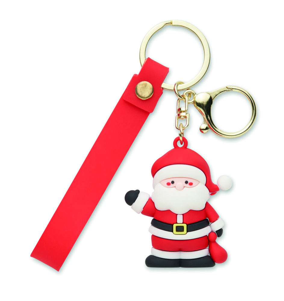 Лого трейд pекламные подарки фото: Santa keyring bag charm