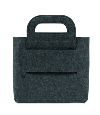 Лого трейд pекламные подарки фото: Foldable RPET felt basket