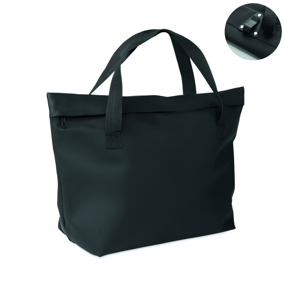 Логотрейд pекламные cувениры картинка: PU bicycle shopping bag 10L